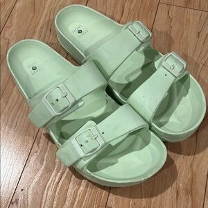 Simple Store Mint Green Sandals